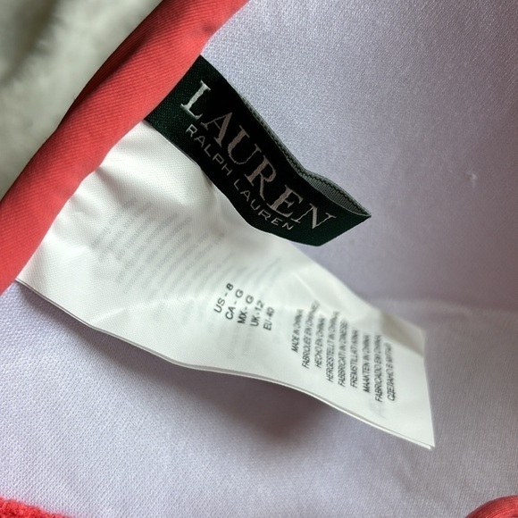 Lauren Ralph Lauren blk label coral reef paisley halter 2 piece bikini swimsuit - Picture 9 of 14